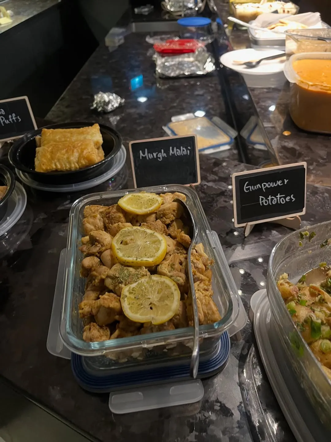 Dishes from the Dishoom night